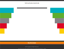 Tablet Screenshot of fahrschule-ment.de